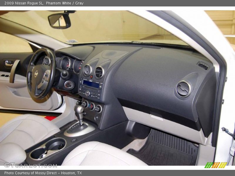 Phantom White / Gray 2009 Nissan Rogue SL