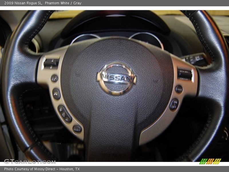 Phantom White / Gray 2009 Nissan Rogue SL