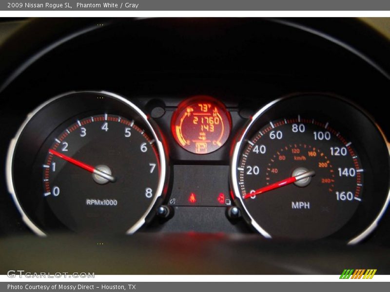 Phantom White / Gray 2009 Nissan Rogue SL