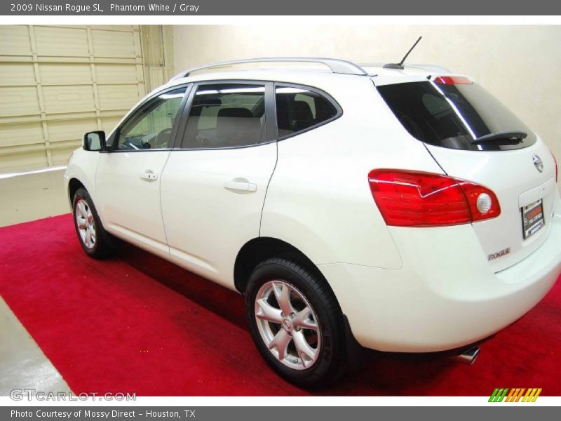 Phantom White / Gray 2009 Nissan Rogue SL