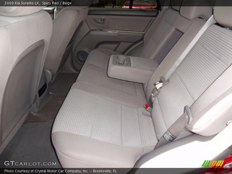 Spicy Red / Beige 2009 Kia Sorento LX