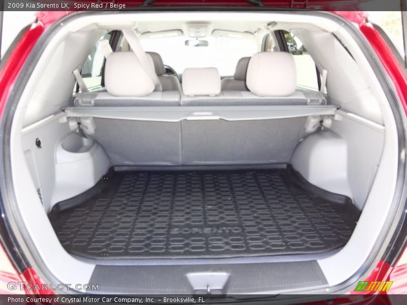 Spicy Red / Beige 2009 Kia Sorento LX