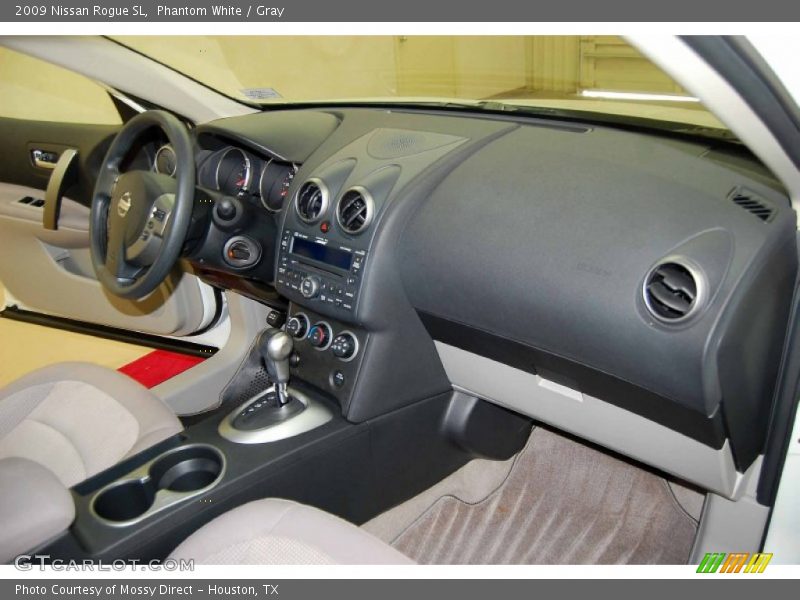 Phantom White / Gray 2009 Nissan Rogue SL