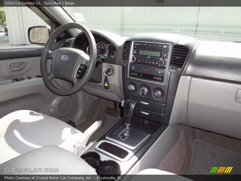 Spicy Red / Beige 2009 Kia Sorento LX