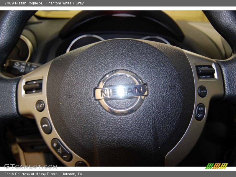 Phantom White / Gray 2009 Nissan Rogue SL