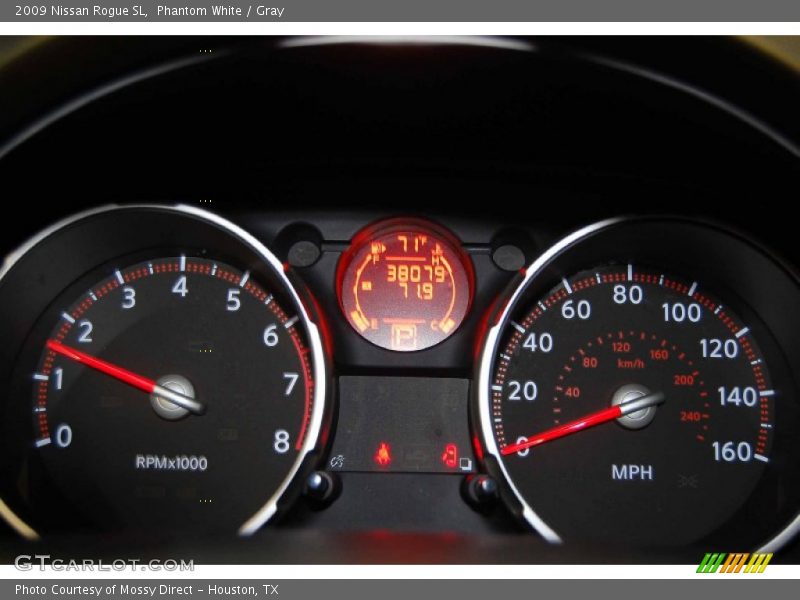 Phantom White / Gray 2009 Nissan Rogue SL