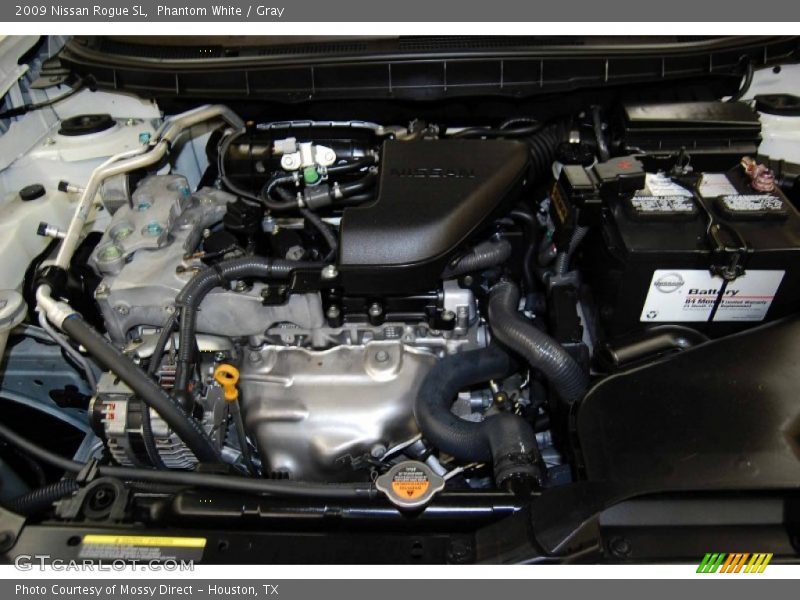 Phantom White / Gray 2009 Nissan Rogue SL