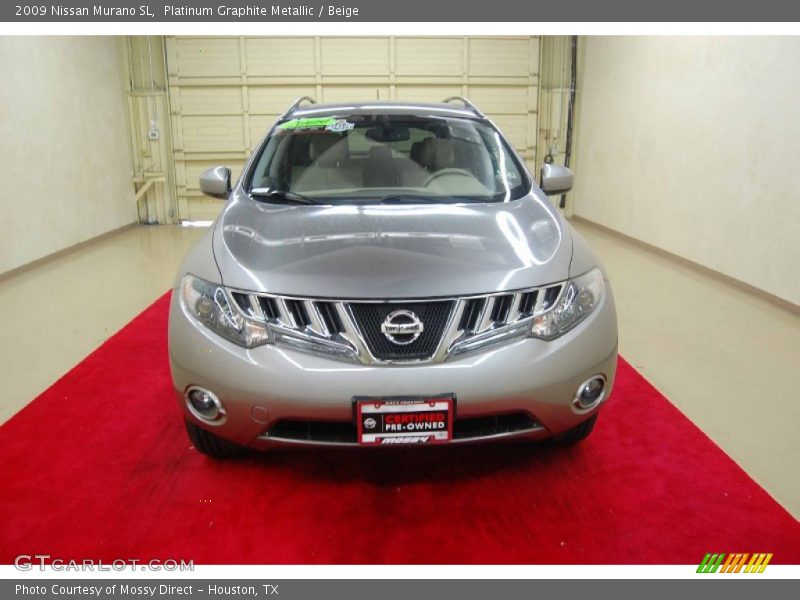 Platinum Graphite Metallic / Beige 2009 Nissan Murano SL