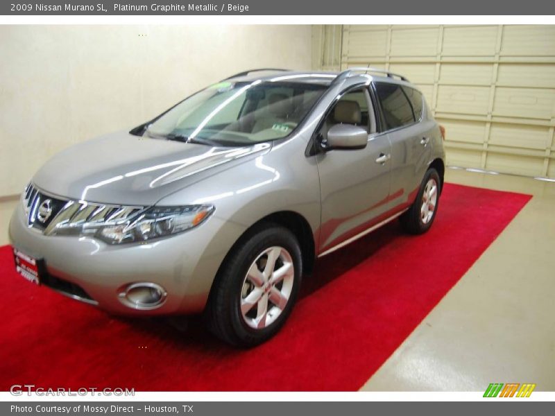 Platinum Graphite Metallic / Beige 2009 Nissan Murano SL