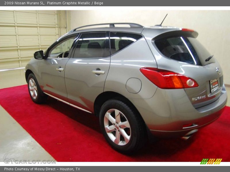 Platinum Graphite Metallic / Beige 2009 Nissan Murano SL