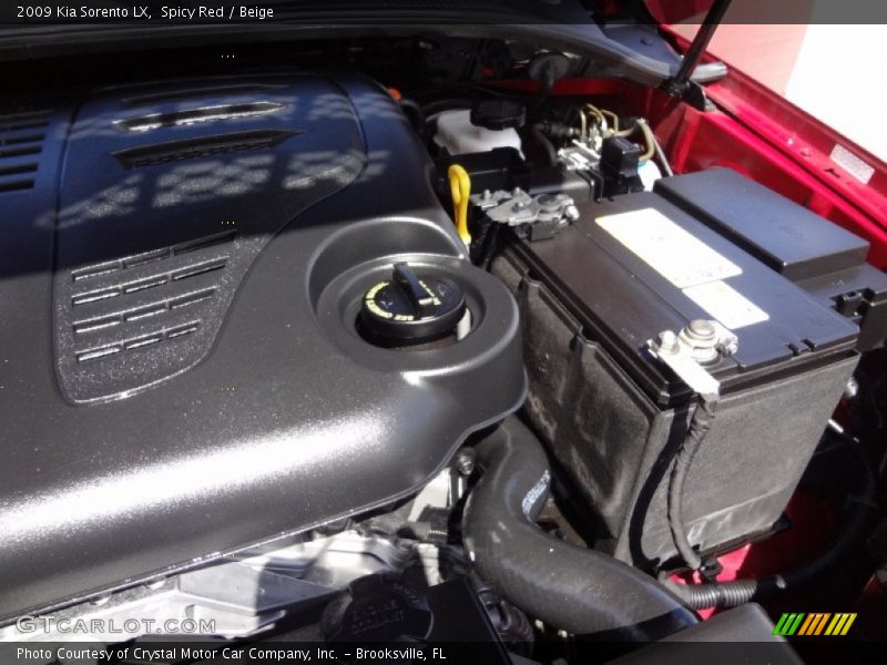 Spicy Red / Beige 2009 Kia Sorento LX