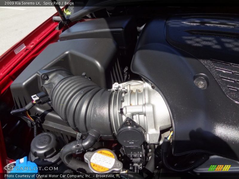 Spicy Red / Beige 2009 Kia Sorento LX