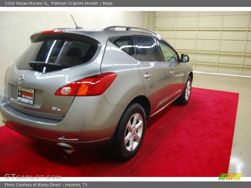 Platinum Graphite Metallic / Beige 2009 Nissan Murano SL