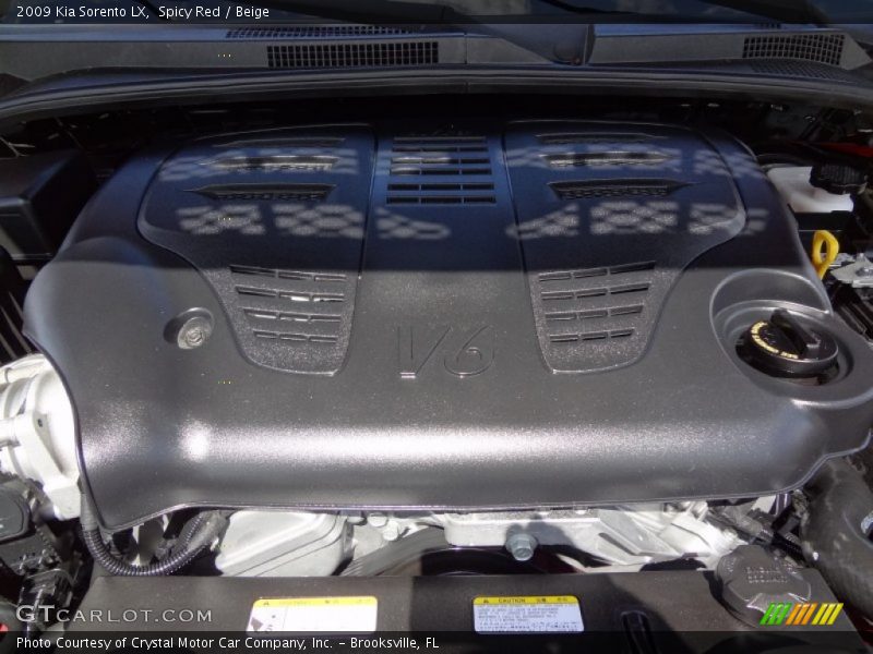 Spicy Red / Beige 2009 Kia Sorento LX