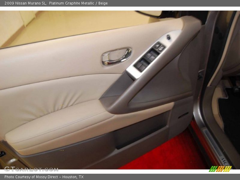 Platinum Graphite Metallic / Beige 2009 Nissan Murano SL