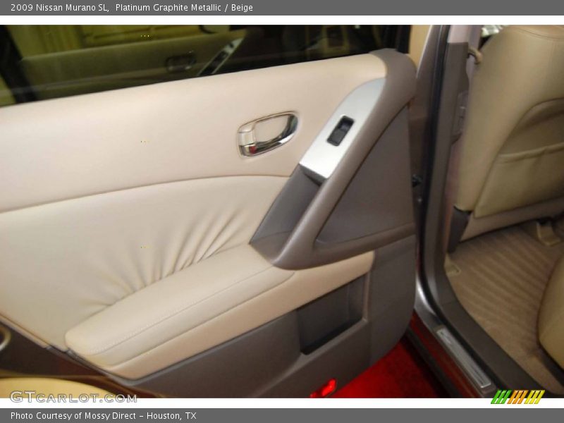 Platinum Graphite Metallic / Beige 2009 Nissan Murano SL