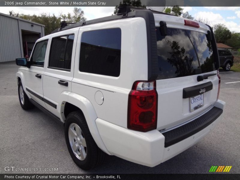 Stone White / Medium Slate Gray 2006 Jeep Commander