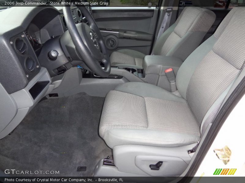 Stone White / Medium Slate Gray 2006 Jeep Commander