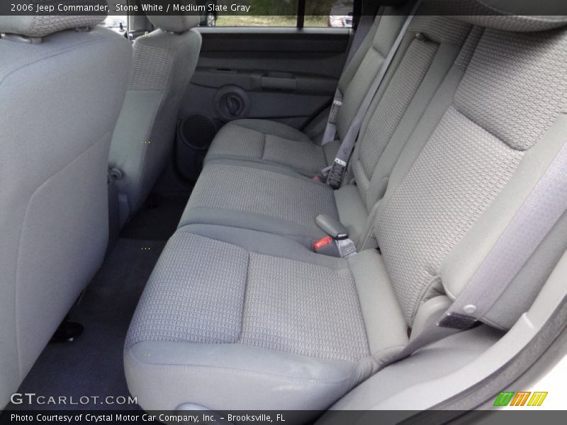 Stone White / Medium Slate Gray 2006 Jeep Commander