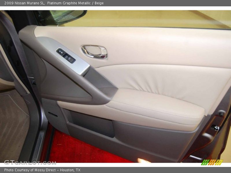 Platinum Graphite Metallic / Beige 2009 Nissan Murano SL