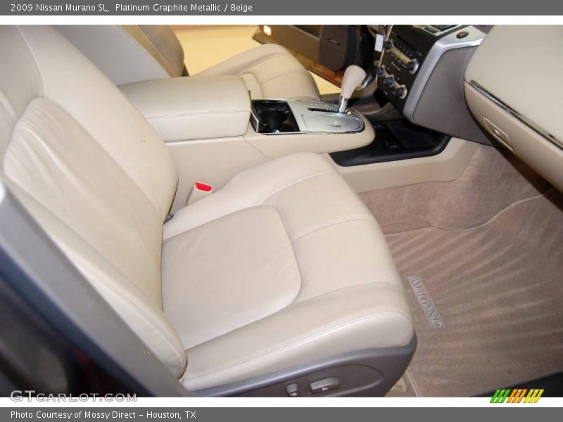 Platinum Graphite Metallic / Beige 2009 Nissan Murano SL