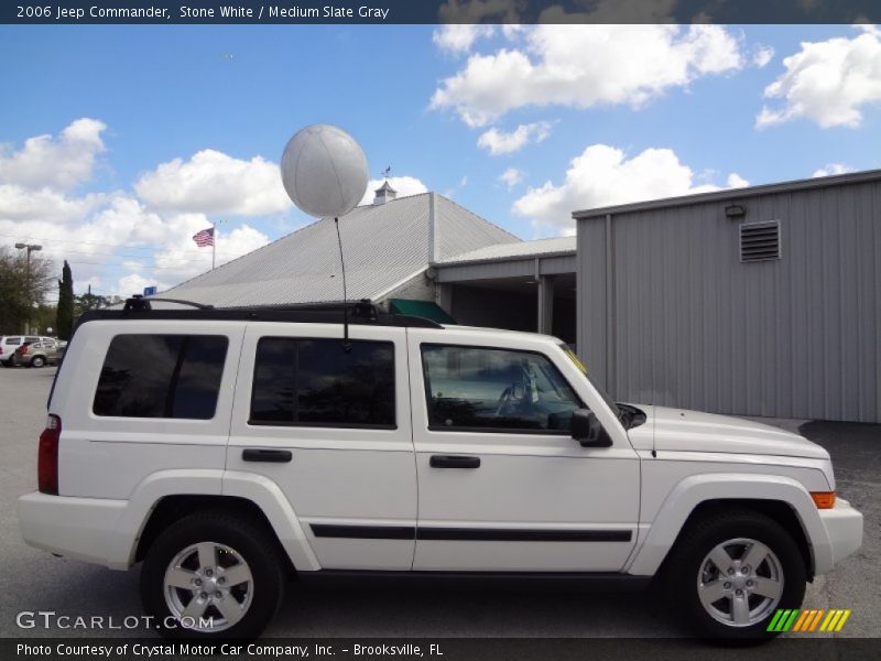 Stone White / Medium Slate Gray 2006 Jeep Commander