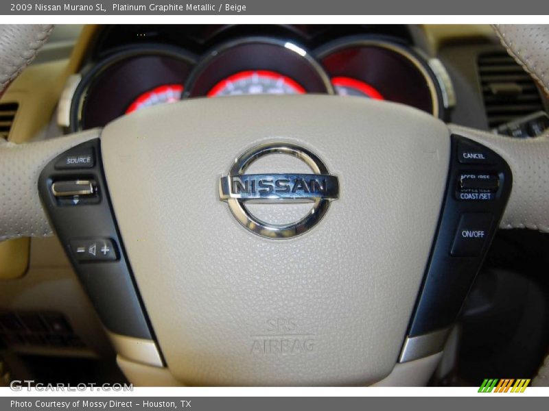 Platinum Graphite Metallic / Beige 2009 Nissan Murano SL