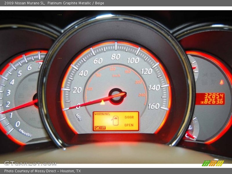 Platinum Graphite Metallic / Beige 2009 Nissan Murano SL