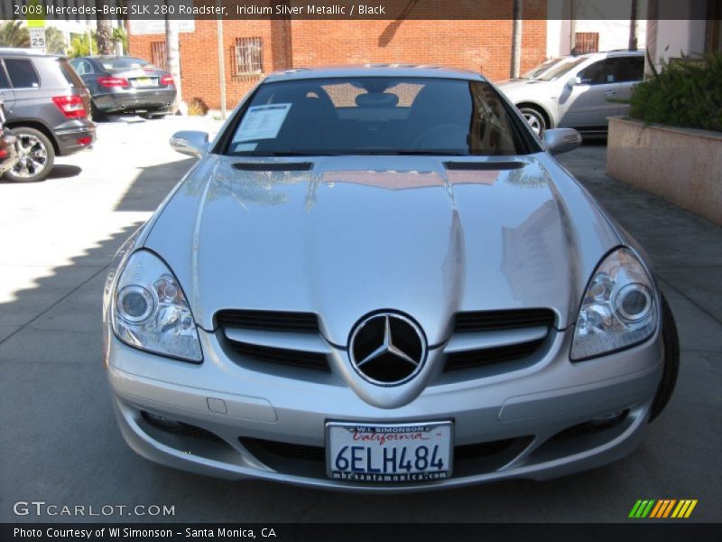 Iridium Silver Metallic / Black 2008 Mercedes-Benz SLK 280 Roadster