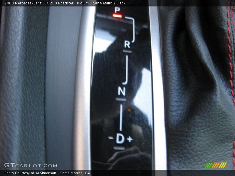 Iridium Silver Metallic / Black 2008 Mercedes-Benz SLK 280 Roadster