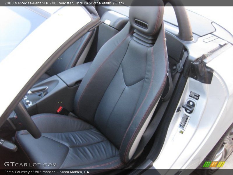 Iridium Silver Metallic / Black 2008 Mercedes-Benz SLK 280 Roadster