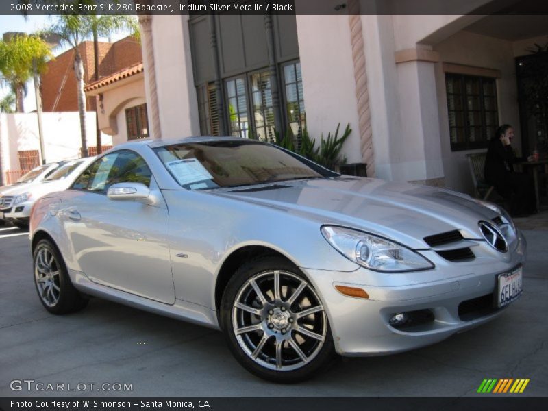 Iridium Silver Metallic / Black 2008 Mercedes-Benz SLK 280 Roadster