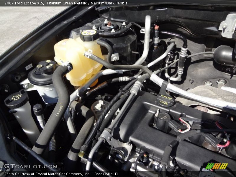 Titanium Green Metallic / Medium/Dark Pebble 2007 Ford Escape XLS