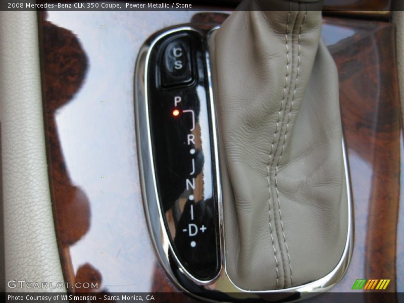 Pewter Metallic / Stone 2008 Mercedes-Benz CLK 350 Coupe