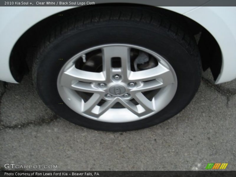 Clear White / Black Soul Logo Cloth 2010 Kia Soul +