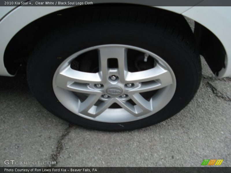 Clear White / Black Soul Logo Cloth 2010 Kia Soul +