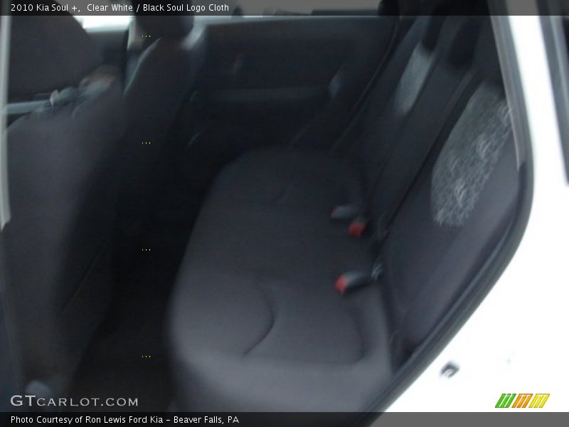 Clear White / Black Soul Logo Cloth 2010 Kia Soul +
