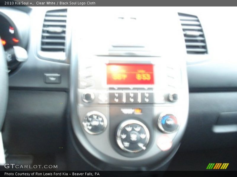 Clear White / Black Soul Logo Cloth 2010 Kia Soul +