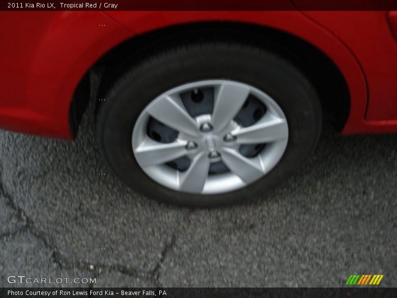Tropical Red / Gray 2011 Kia Rio LX