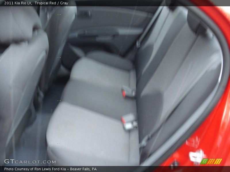 Tropical Red / Gray 2011 Kia Rio LX