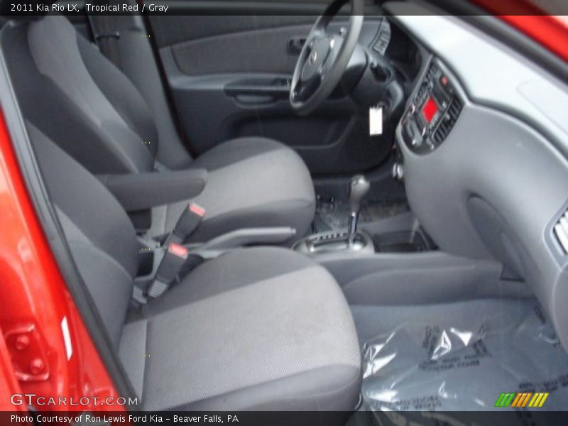 Tropical Red / Gray 2011 Kia Rio LX