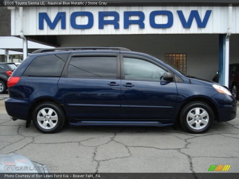 Nautical Blue Metallic / Stone Gray 2006 Toyota Sienna LE