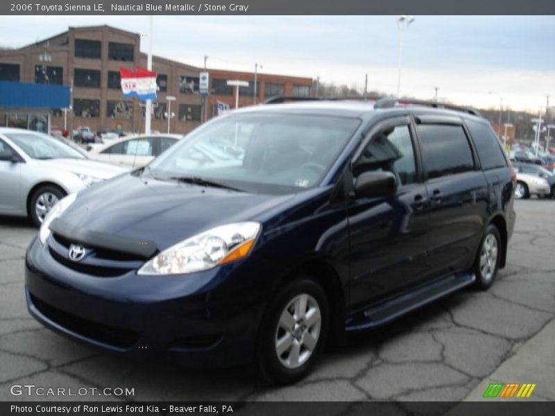 Nautical Blue Metallic / Stone Gray 2006 Toyota Sienna LE