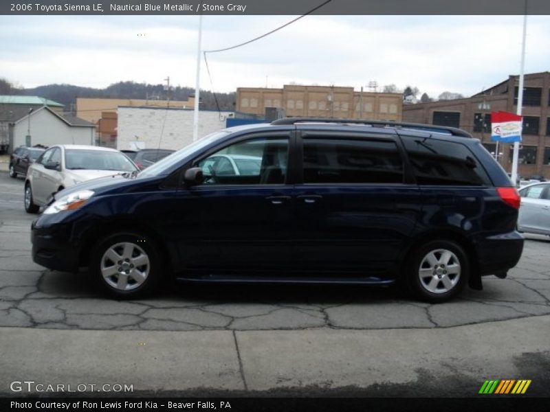 Nautical Blue Metallic / Stone Gray 2006 Toyota Sienna LE