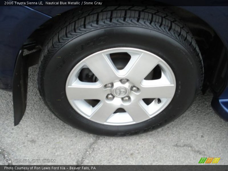 Nautical Blue Metallic / Stone Gray 2006 Toyota Sienna LE