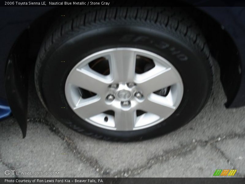 Nautical Blue Metallic / Stone Gray 2006 Toyota Sienna LE