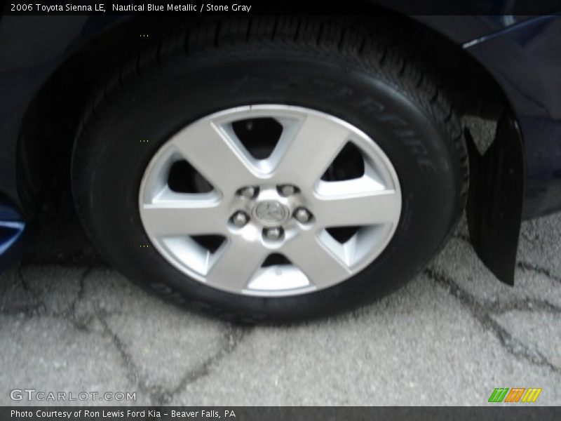 Nautical Blue Metallic / Stone Gray 2006 Toyota Sienna LE