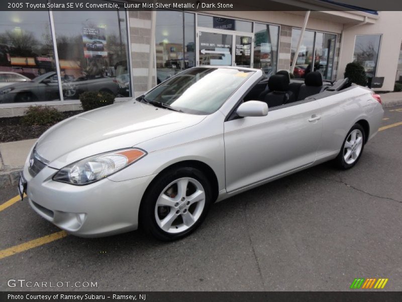 Lunar Mist Silver Metallic / Dark Stone 2005 Toyota Solara SE V6 Convertible