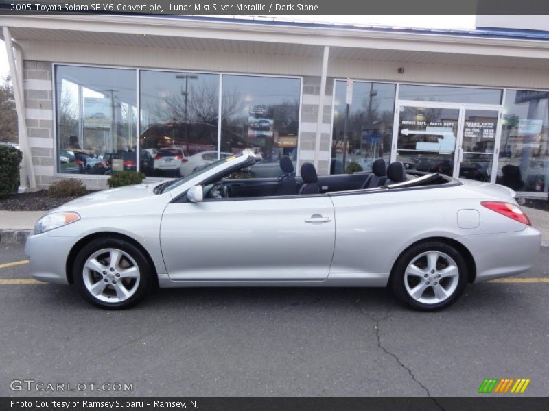 Lunar Mist Silver Metallic / Dark Stone 2005 Toyota Solara SE V6 Convertible