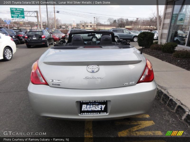 Lunar Mist Silver Metallic / Dark Stone 2005 Toyota Solara SE V6 Convertible